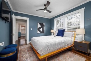 Get cozy in one of our two bedrooms in this adorable cottage. 