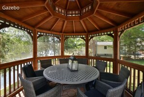 Large screened in gazebo