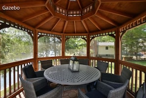 Large screened in gazebo