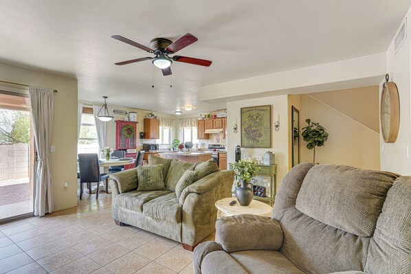 Tucson Vacation Rental | 3BR | 2.5BA | 1,594 Sq Ft | Stairs Required