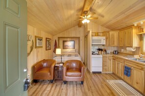 Interior | Central Heating & A/C | Window A/C | Free WiFi | Single-Story Studio