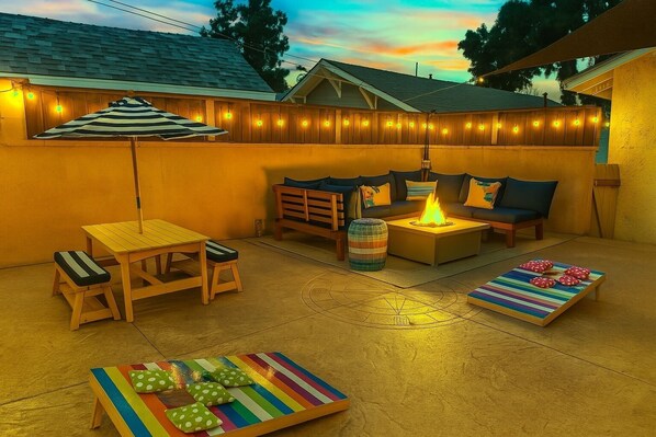 Gorgeous Patio with outdoor furniture