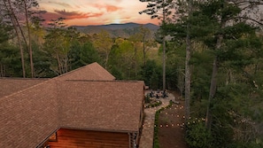A peek from above reveals just how private and well-situated your mountain hideaway really is.
