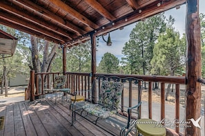 Front covered deck