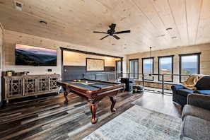 Fun-filled game room with stunning mountain views!