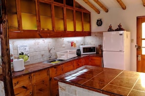 The kitchen.