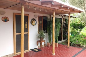 Front door.