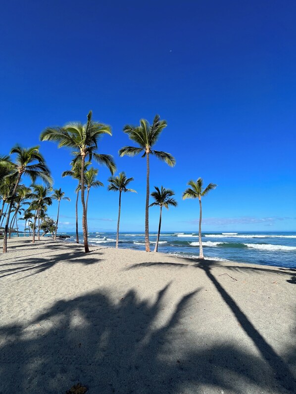 Beach in front of Mauna Lani Auberge Hotel