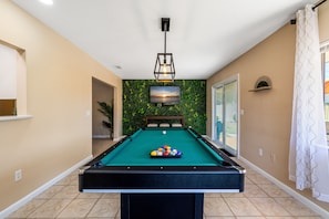 Pool Table & TV Room