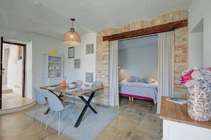 Kitchen and dining area