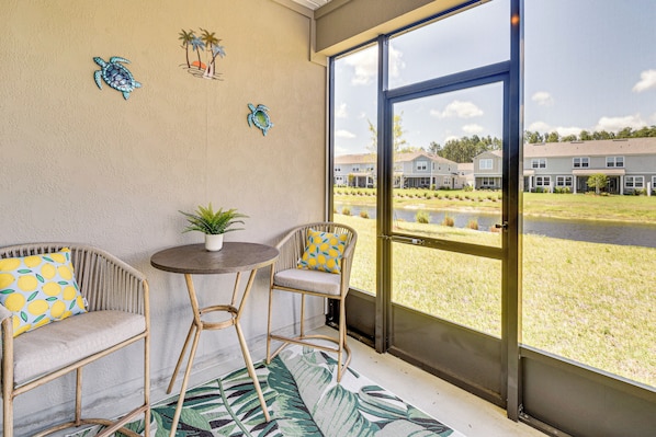 Palm Coast Vacation Rental | 3BR | 2.5BA | 1,800 Sq Ft | Small Step to Enter