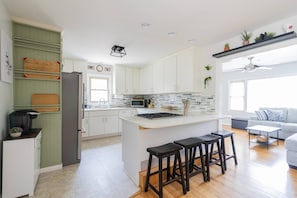 Cook something special in this modern kitchen.
