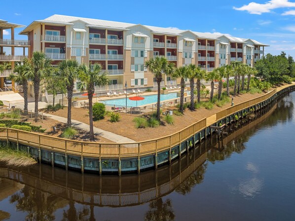 Waterside Condos and Canal