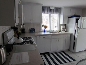 Well equipped kitchen 