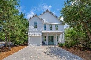 Front of Home & Private Driveway