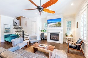 Living Area with Desk Work Space