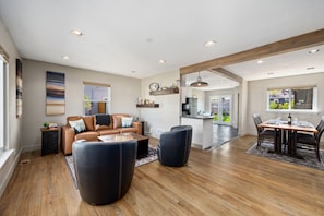 Living, Dining and Kitchen Area | Tons of natural light!