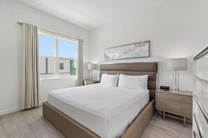Cozy bedroom with natural light