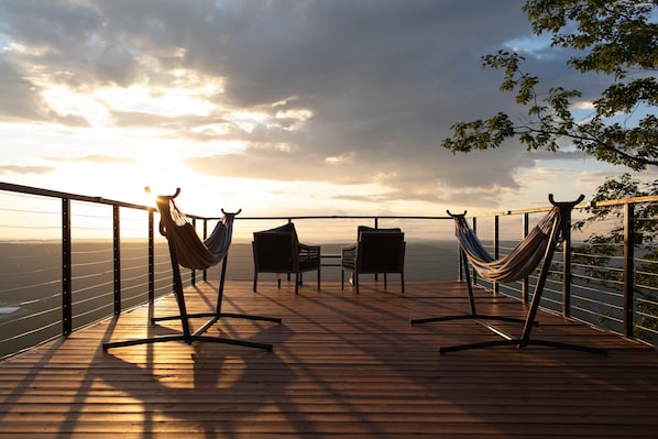 shipping container with amazing views