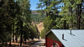 Beautiful view of the Lane Ranch from the front door.