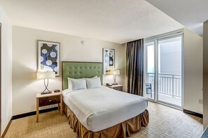 Bedroom. Exact unit will be assigned upon arrival. Views, colors and decor may vary.