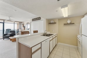 Indoors, Sink, Sink Faucet, Kitchen, Chair