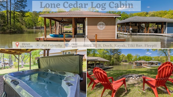 Enjoy stunning water views from the deck, perfect for relaxation and fun!
