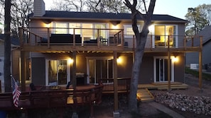 Back view of home