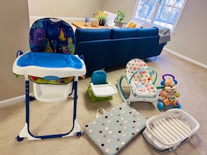 Infant essentials on site