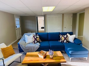 Spacious and comfortable living area