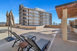 Community lounge area by the pool