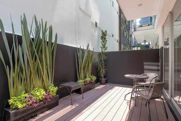 Private patio