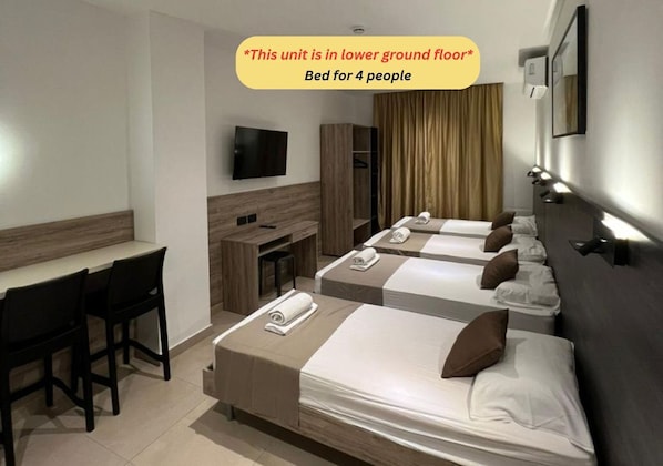 Bed for 4 persons