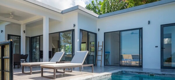 Experience Serene Sea Views, Private Pool, And Tropical Luxury In This Stunning 3-bedroom Villa. - Ko Samui