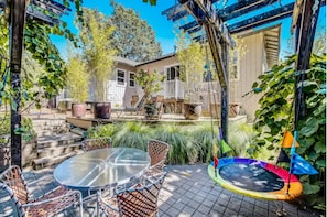 Enjoy our beautiful backyard outdoor-living space