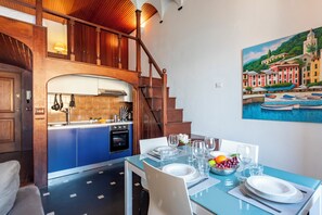 Kitchen and dining area