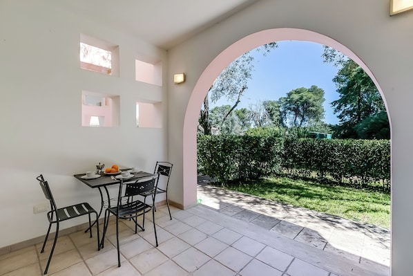 Salle à manger extérieure