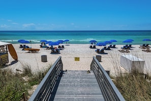Just steps to the beach—unmatched Gulf Coast access.