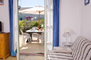Open the door and step out onto your private balcony!
