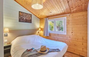 Drift to sleep in a comfortable bed after a wonderful day outside.