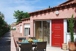 Enjoy the sunshine on your balcony or patio.