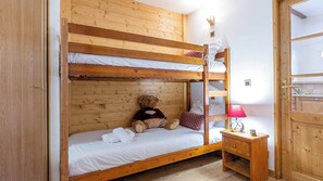 There’s lots of room for the kids in the bunk bed!