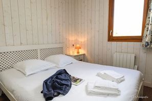 Drift to sleep in a comfortable bed after a wonderful day outside.