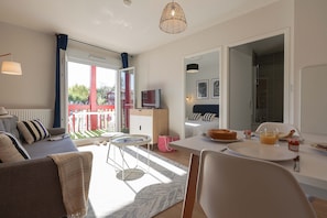 You'll love our bright and open living area.