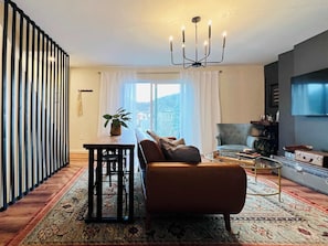 LIVING ROOM | FIRST FLOOR: You'll be charmed by the vintage touches throughout the room.