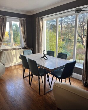 View of the river lune from lounge /dining room