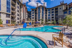 Take advantage of the complex amenities