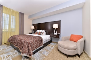 Fall asleep in our cozy bed.