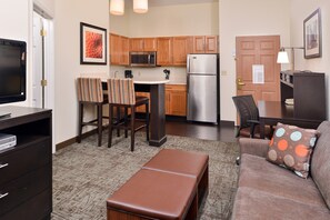 You will love the open living area.