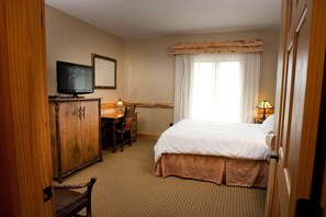 Drift off to sleep in the luxurious beds. Bedding configurations may vary